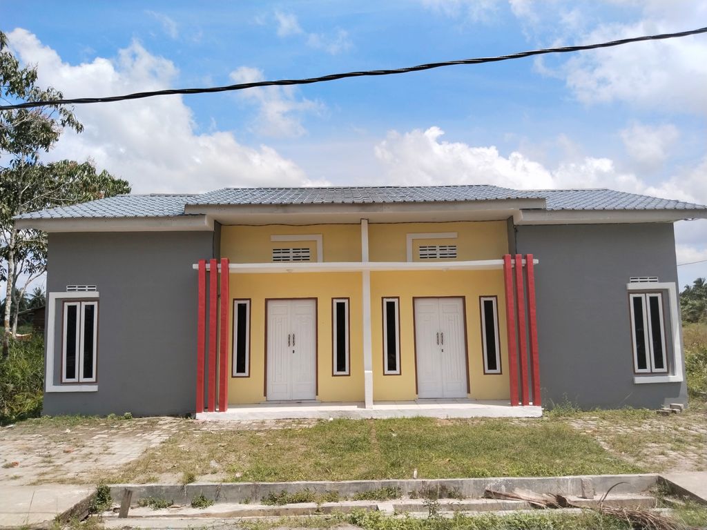 foto posisi tengah perumahan BAMBU RESIDENCE