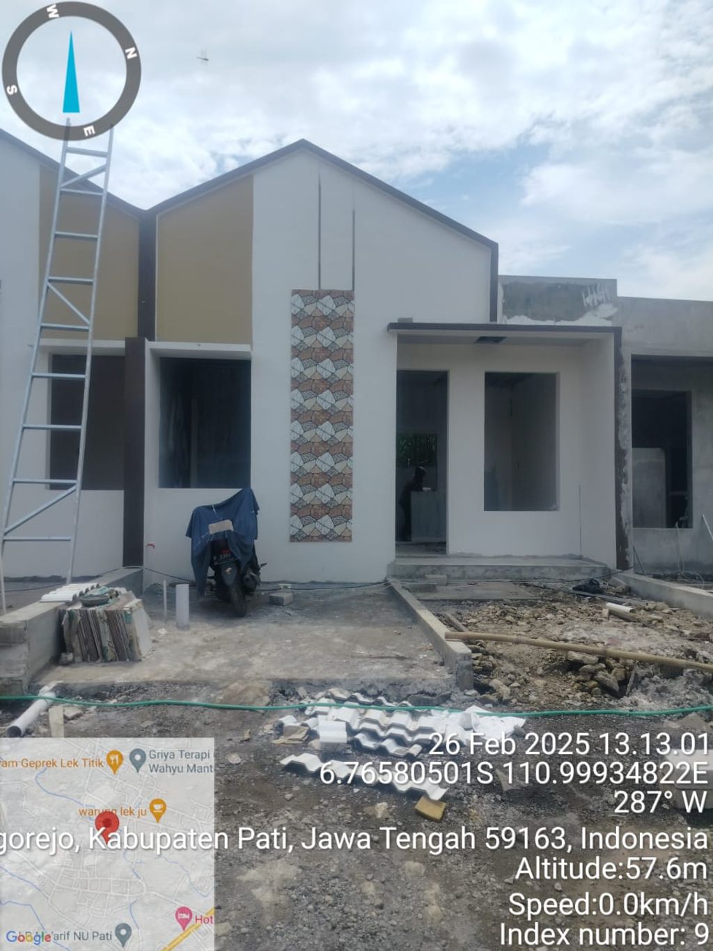 foto tampak rumah tipe 30/60 perumahan PERUMAHAN GUNUNG MULYA