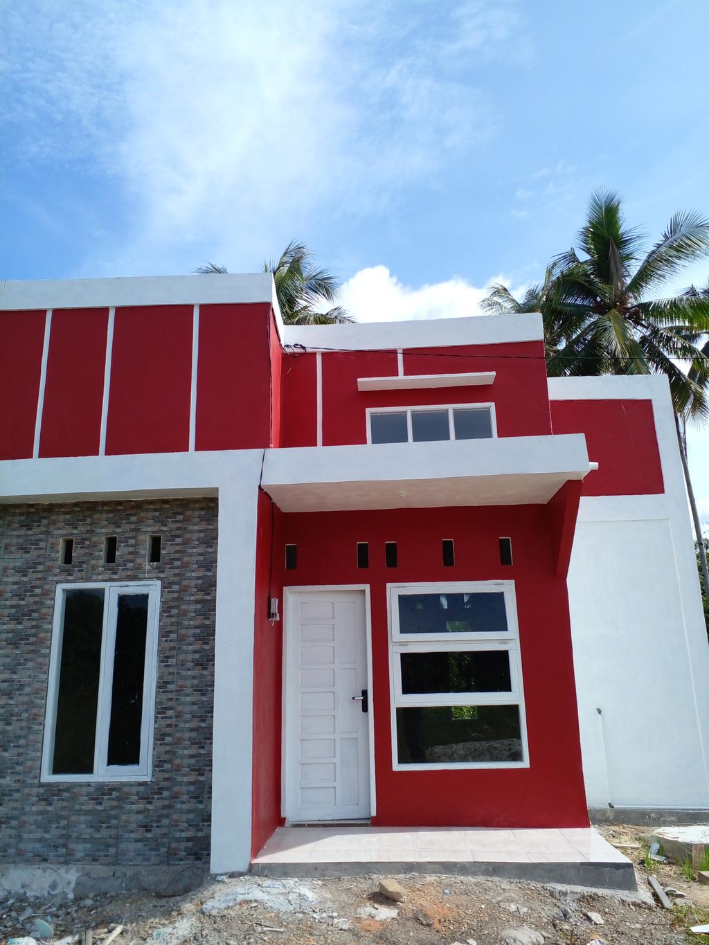 foto tampak rumah tipe 36 perumahan GRIYA PALM ASRI 2