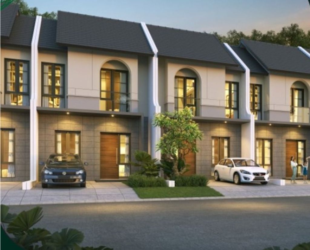 foto tampak rumah tipe LEBAR 6 MONTANA 1 G11.63 perumahan Citra Land Cibubur