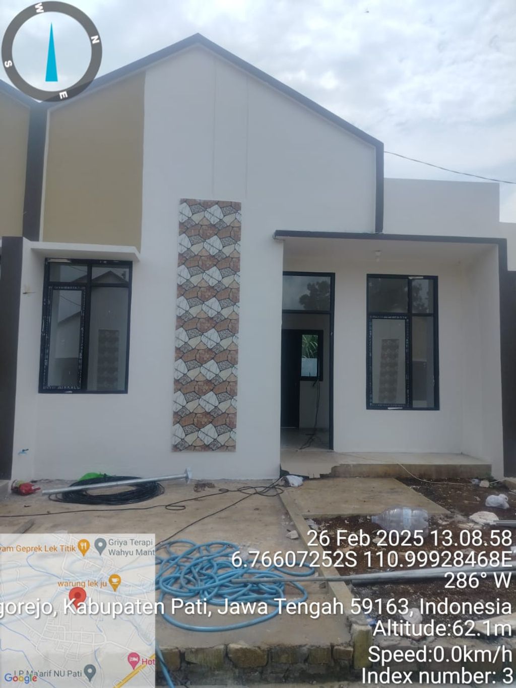 foto tampak rumah tipe 30/60 perumahan PERUMAHAN GUNUNG MULYA