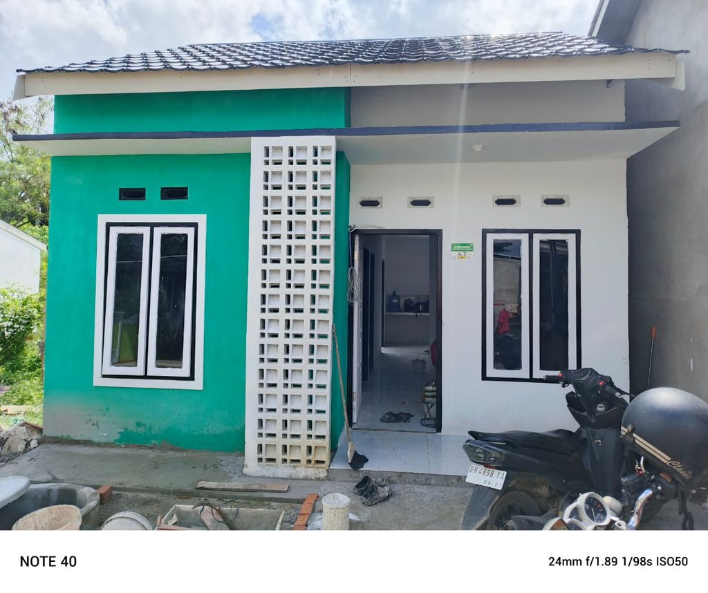 foto tampak rumah tipe 36 RSH 2025 perumahan Rafello Indah 5