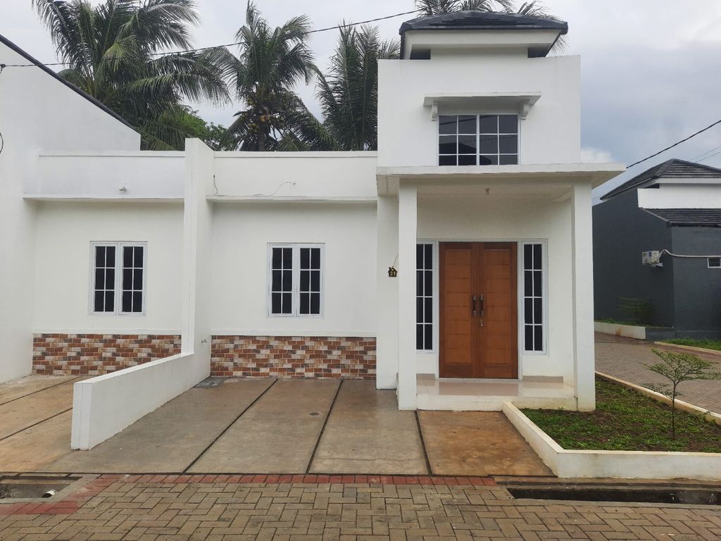 foto tampak rumah tipe 45 perumahan MEADOW GARDEN