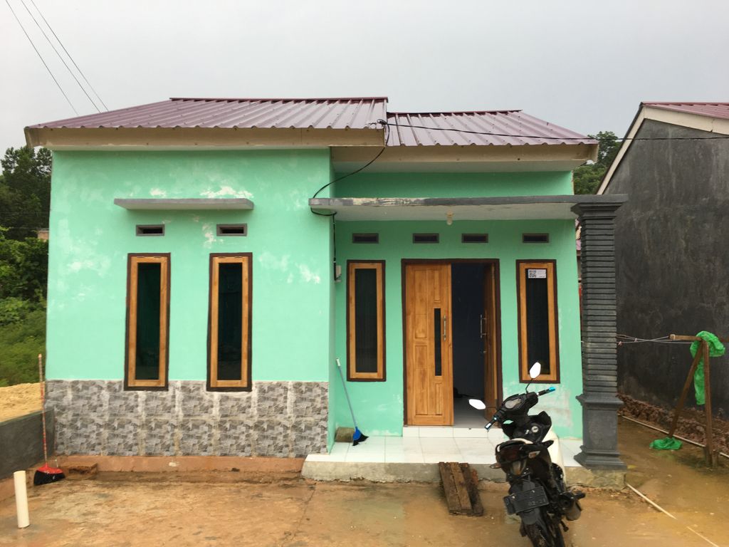 foto tampak rumah tipe 36/96 perumahan ERA BARU RESIDENCE II