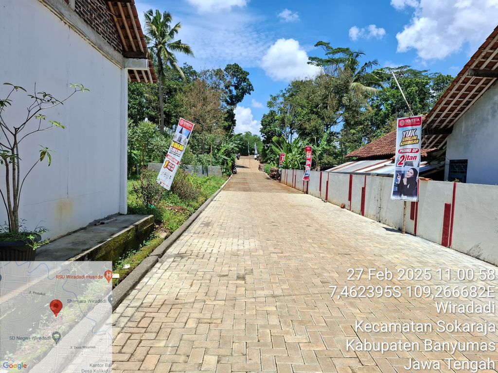 foto posisi tengah perumahan SEMESTA ESTETIK WIRADADI