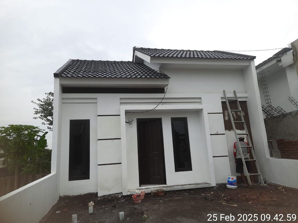 foto tampak rumah tipe 32 perumahan MUTIARA VILLAGE CLUSTER 3