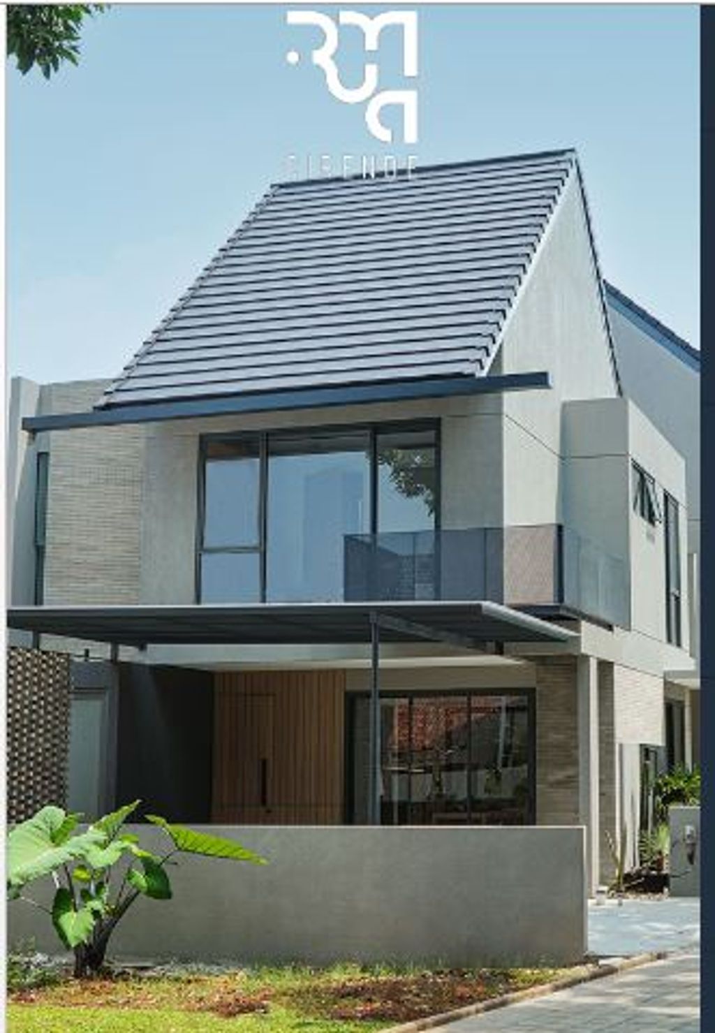 foto tampak rumah tipe 84/120 perumahan RUMA CIRENDE 3