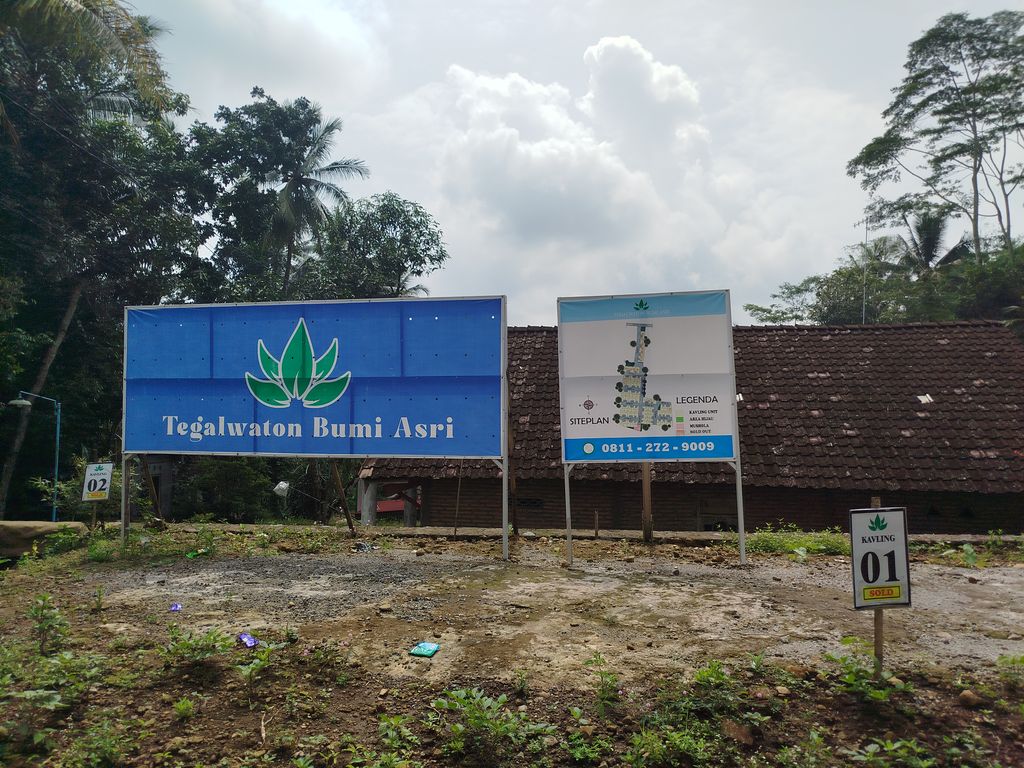 foto gerbang perumahan TEGALWATON BUMI ASRI