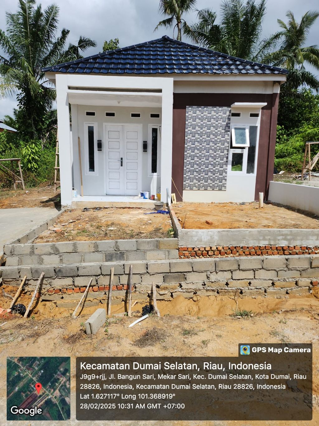 foto denah rumah tipe 36 perumahan Permata Bangun Sari