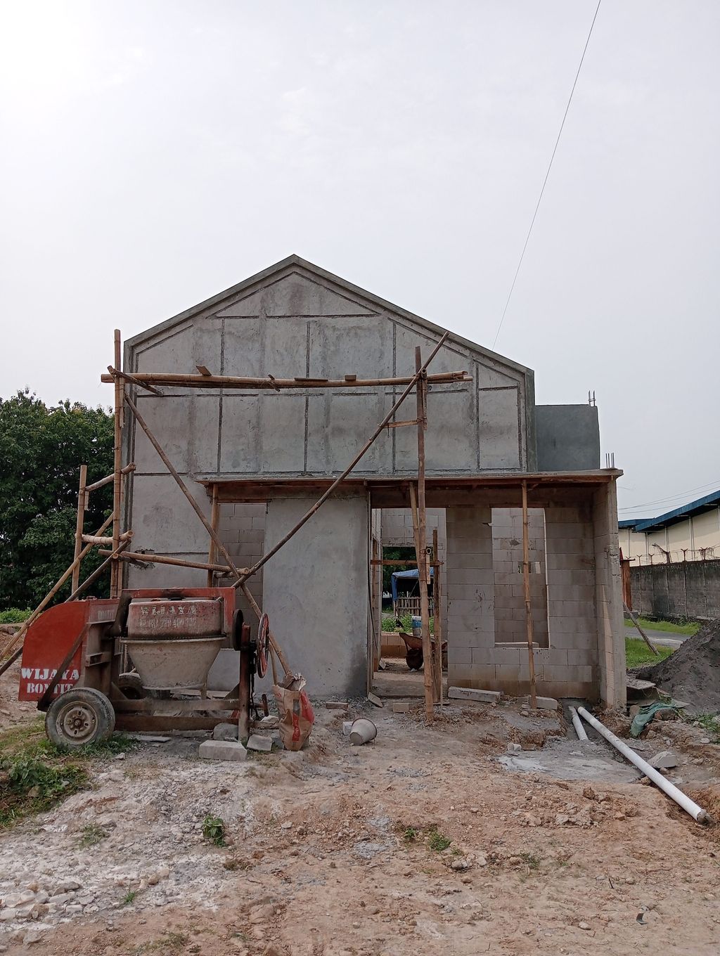 foto tampak rumah tipe Subsidi perumahan Griya Purwosuman