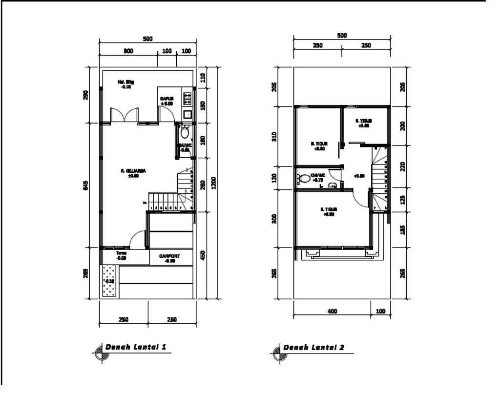 foto denah rumah tipe 63 New Compact HC Classic (3KT) (733) perumahan G-Land Arcadia Buahbatu