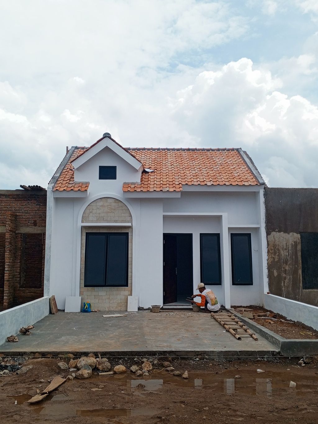 foto tampak rumah tipe 30 perumahan ZARAYYA RESIDENCE KEDUNGWUNI