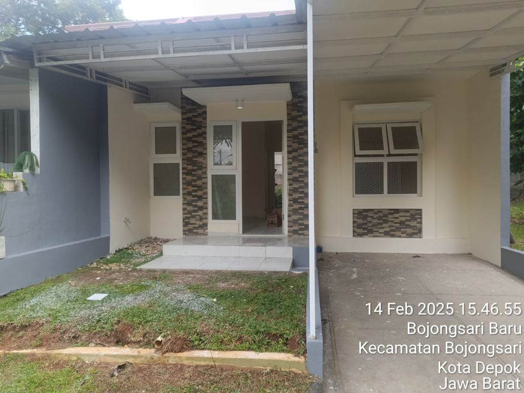foto tampak rumah tipe 36/144 (Tahun 2025) perumahan Sawangan Residence Ideal