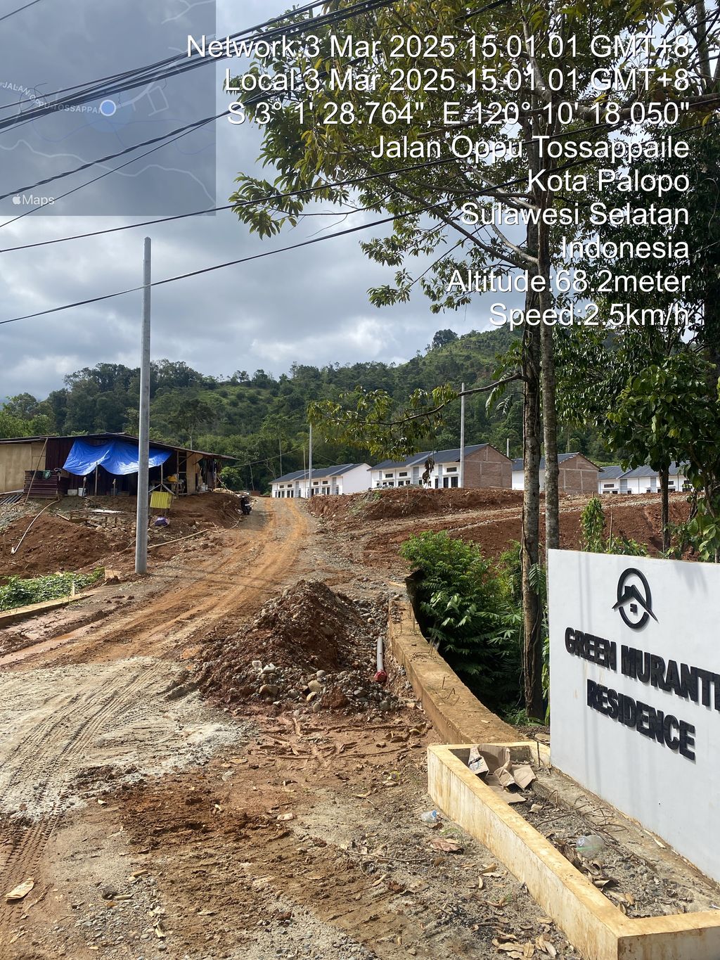 foto gerbang perumahan Green Murante Residence