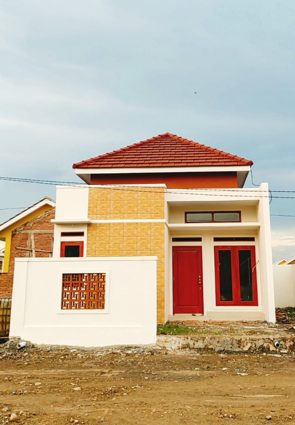 foto tampak rumah tipe 45 perumahan GRAND CITY LINE RESIDENCE