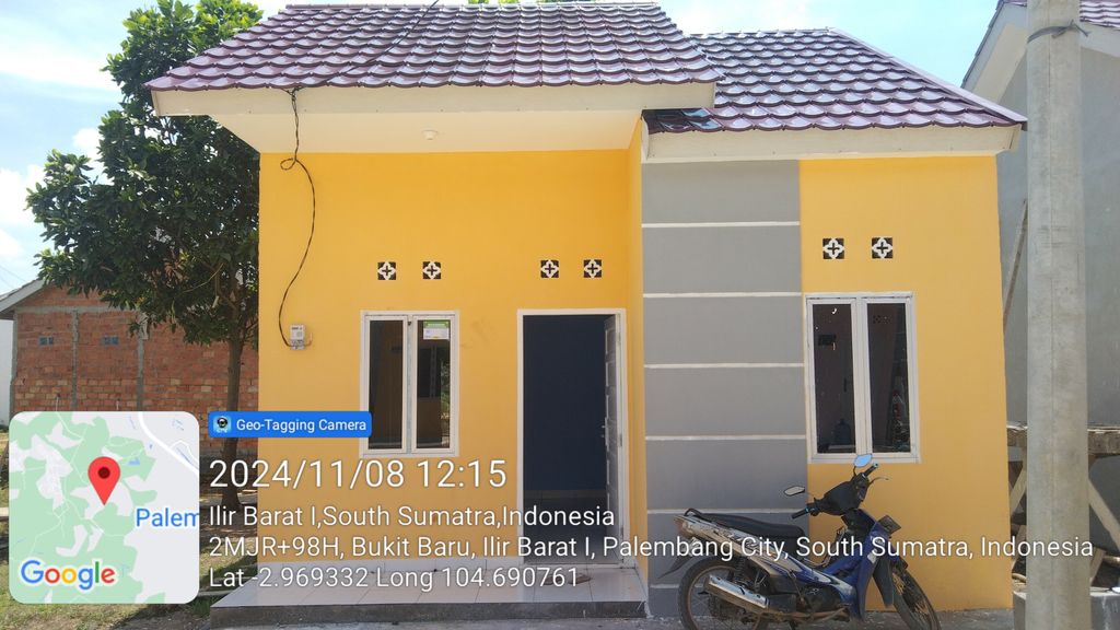 foto tampak rumah tipe 36 perumahan MELABURI INDAH LESTARI