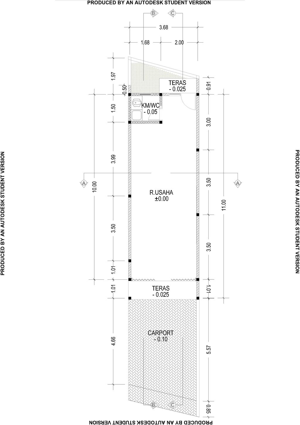 foto denah rumah tipe R-02B perumahan GRAND SUNAN GIRI