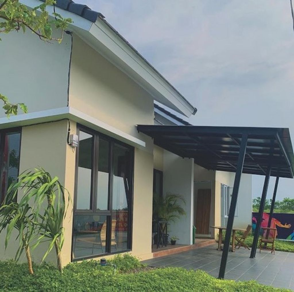 foto tampak rumah tipe GRAND PIANTA 630 perumahan MUTIARA GADING CITY CLUSTER MONACO & PARIS