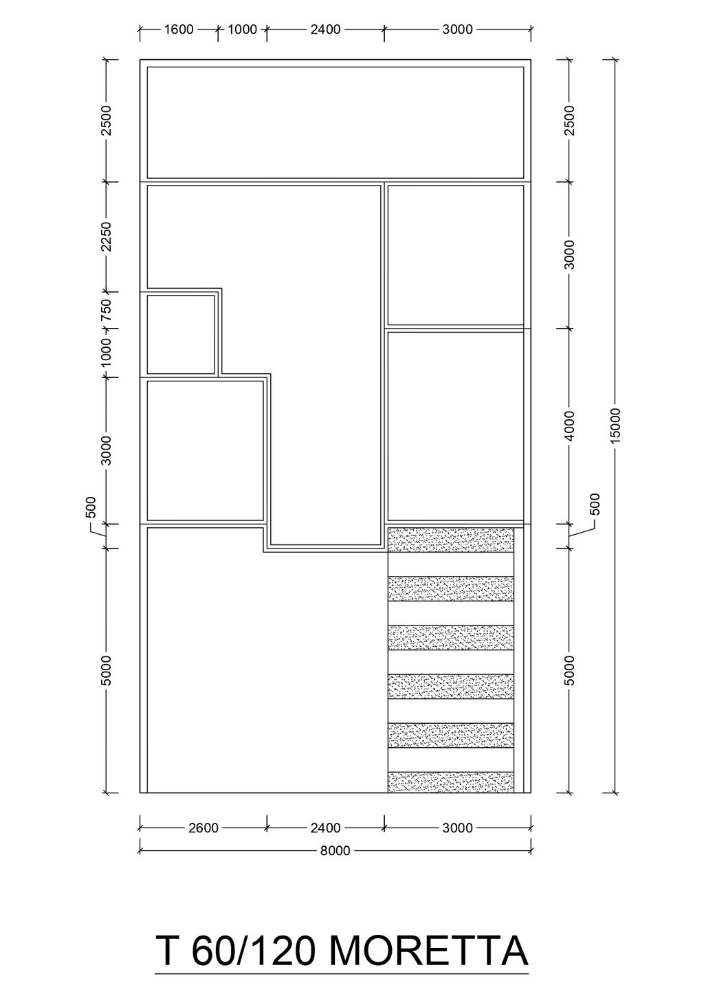 foto denah rumah tipe MORETTA 1.418 perumahan MUTIARA GADING CITY - LONDON BLV