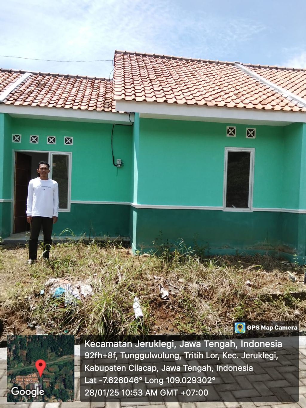 foto tampak rumah tipe 30/60 BLOK E NO 28 perumahan GRAND MAHKOTA SULTAN 4