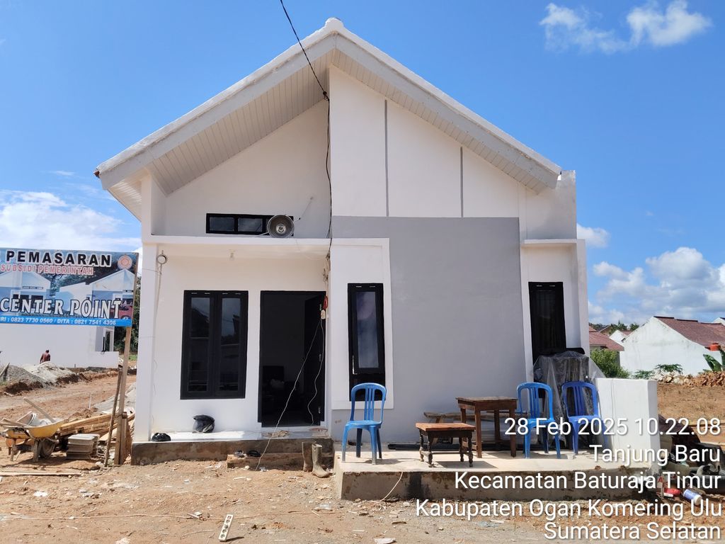 foto tampak rumah tipe 36 perumahan KEMILING CENTER POINT