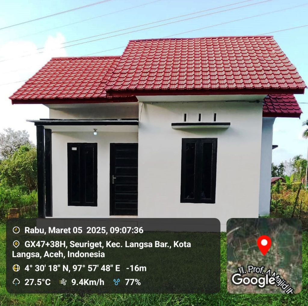 foto contoh rumah perumahan Griya Hasanah