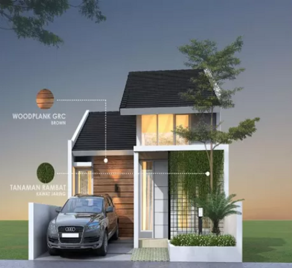 foto tampak rumah tipe KOMERSIL perumahan Swiss Living