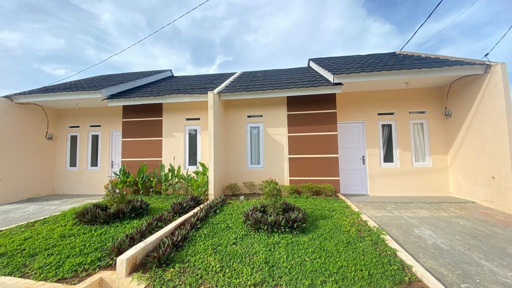foto tampak rumah tipe CASH perumahan SUKAWANA ASRI