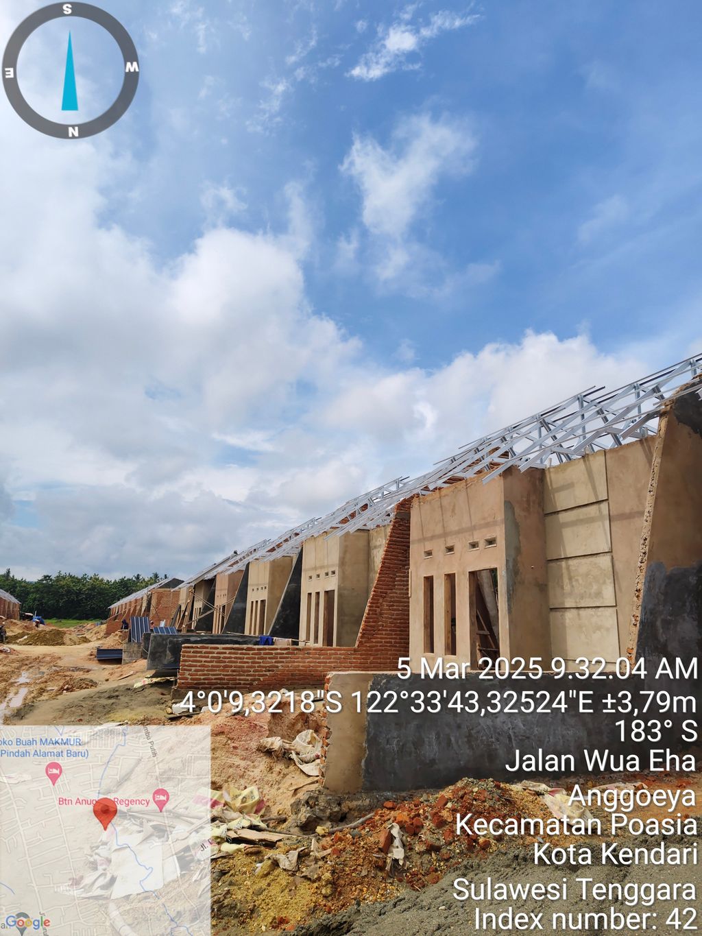 foto posisi tengah perumahan GREEN ANUGERAH REGENCY 3