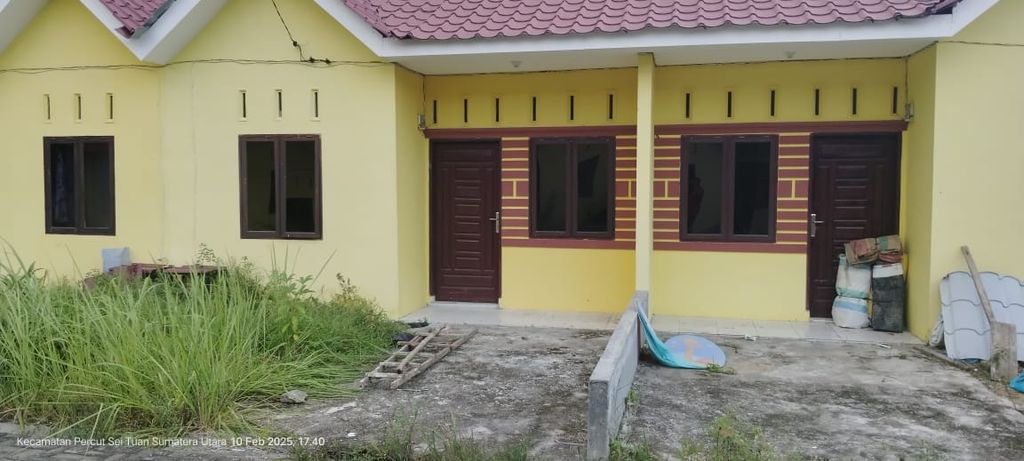 foto tampak rumah tipe 36 perumahan GRIYA BATANG KUIS INDAH 2