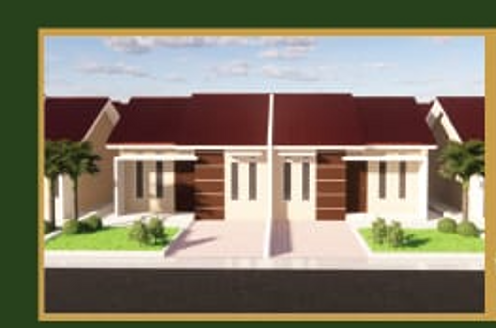 foto tampak rumah tipe 36 perumahan NARENDRA RESIDENCE
