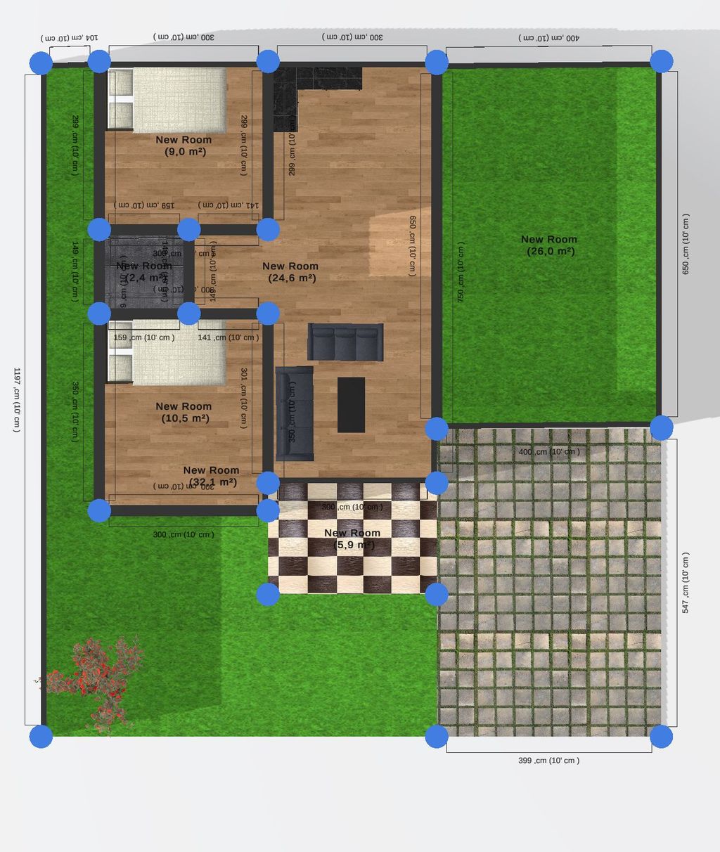 foto denah rumah tipe Komersil perumahan Berkah Residence