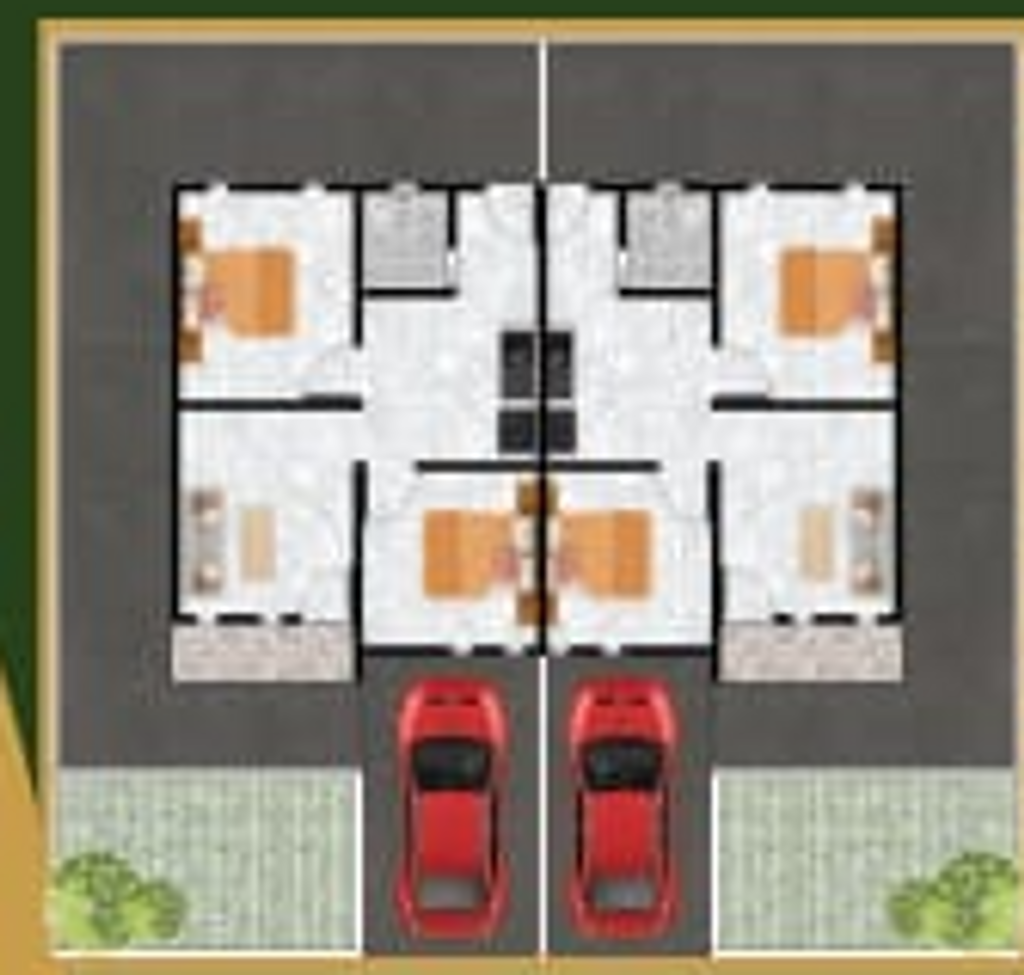 foto denah rumah tipe 45 perumahan NARENDRA RESIDENCE