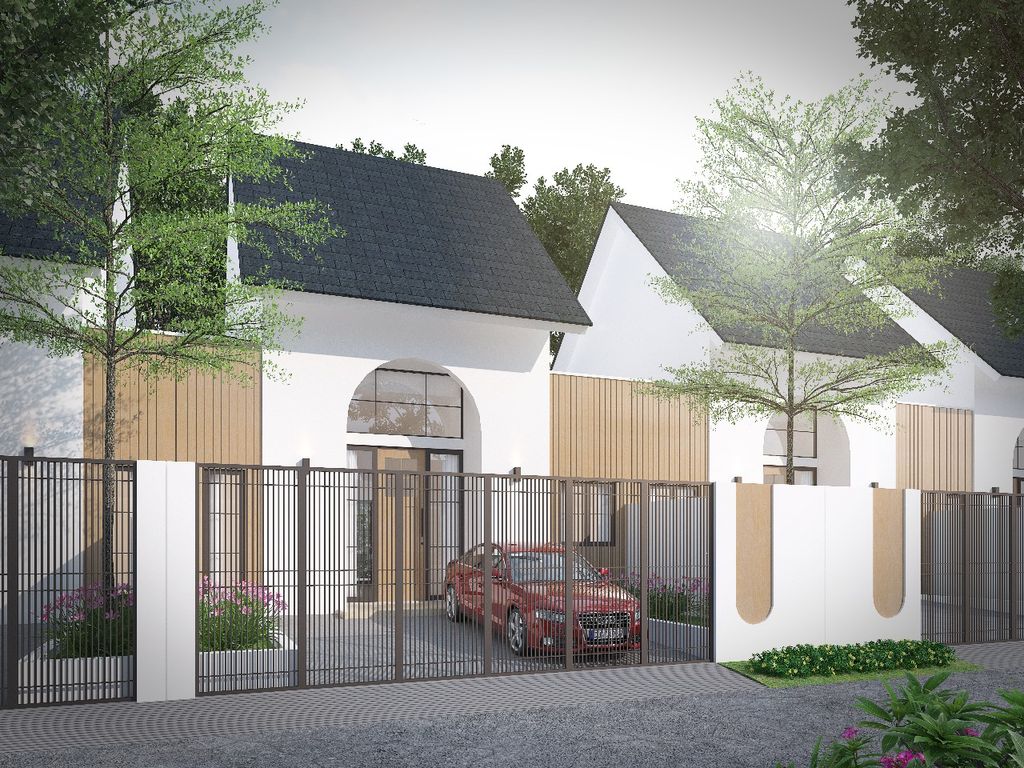 foto tampak rumah tipe OREGON perumahan GARDENVILLE RESIDENCE