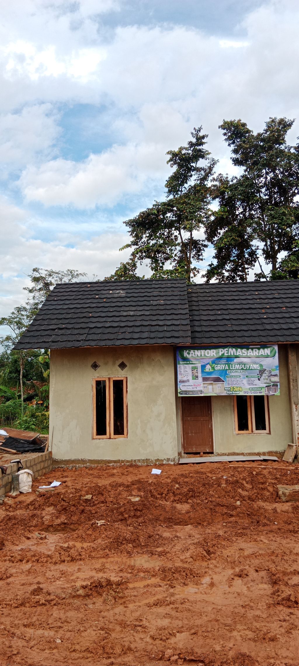 foto denah rumah tipe 36/72 perumahan GRIYA LEMPUYANG SIDOMULYO