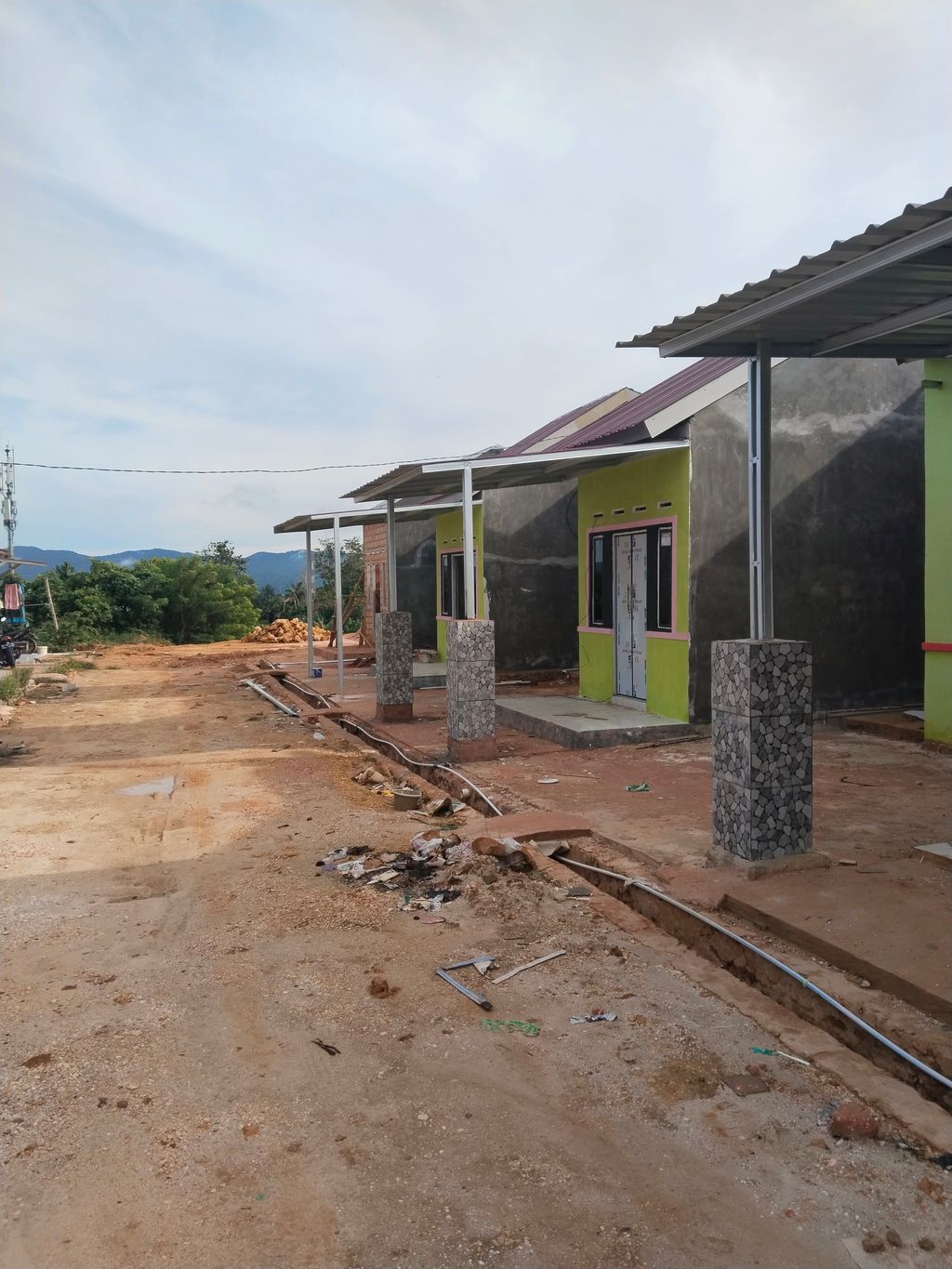 foto denah rumah tipe 36 perumahan SINGAPORE GOLDEN