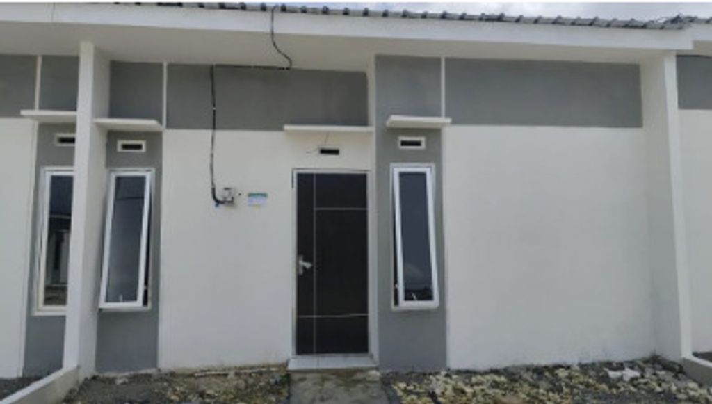 foto tampak rumah tipe 36 perumahan NAWA VILLAGE PLERET