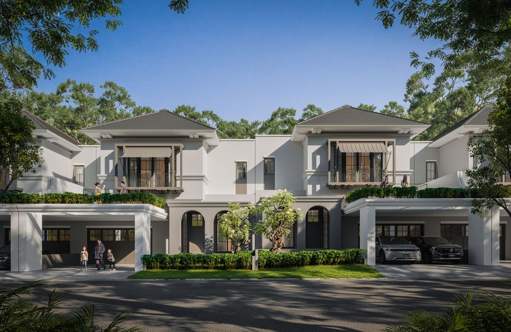 foto tampak rumah tipe Sapphire perumahan CitraLand Gresik Kota