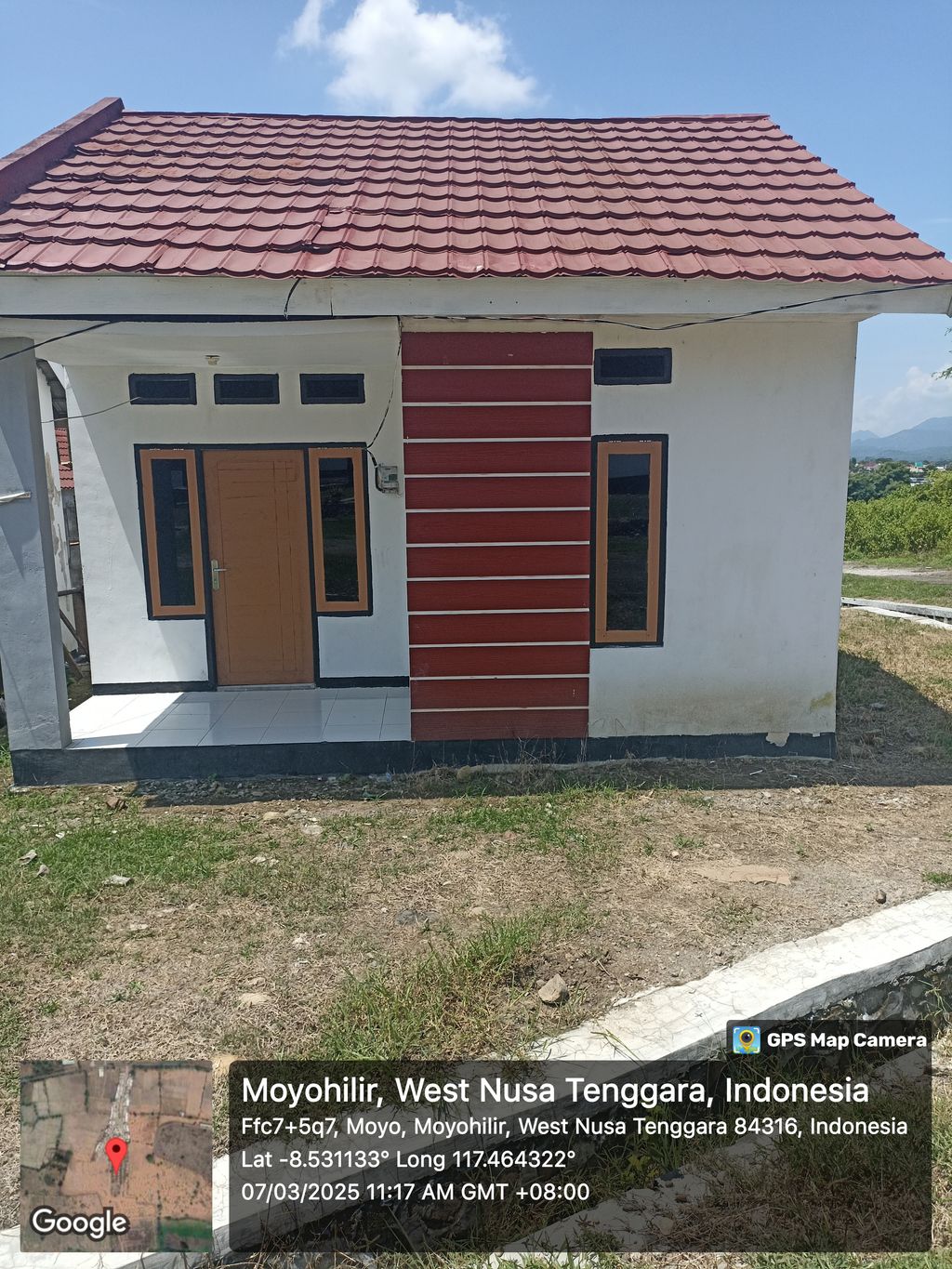 foto tampak rumah tipe 32 perumahan GRAHA MANASA