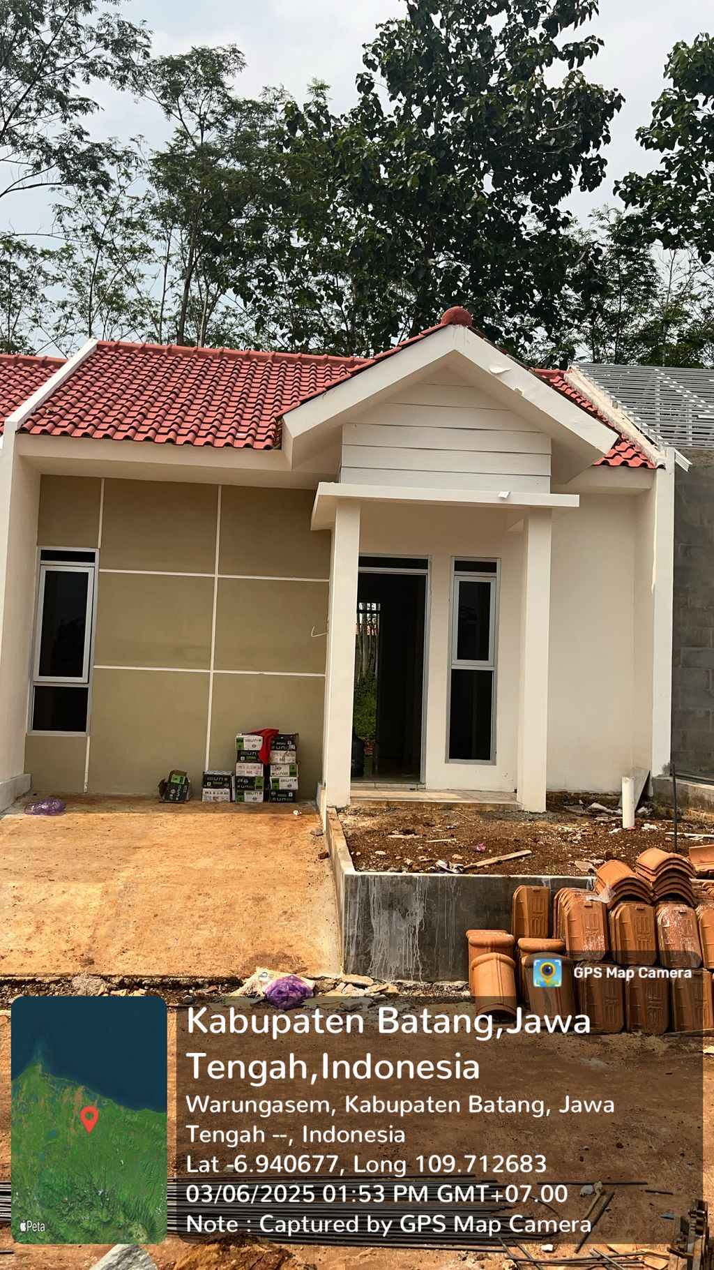 foto tampak rumah tipe 30/60 perumahan PERUMAHAN CANDI WANA MAS 2