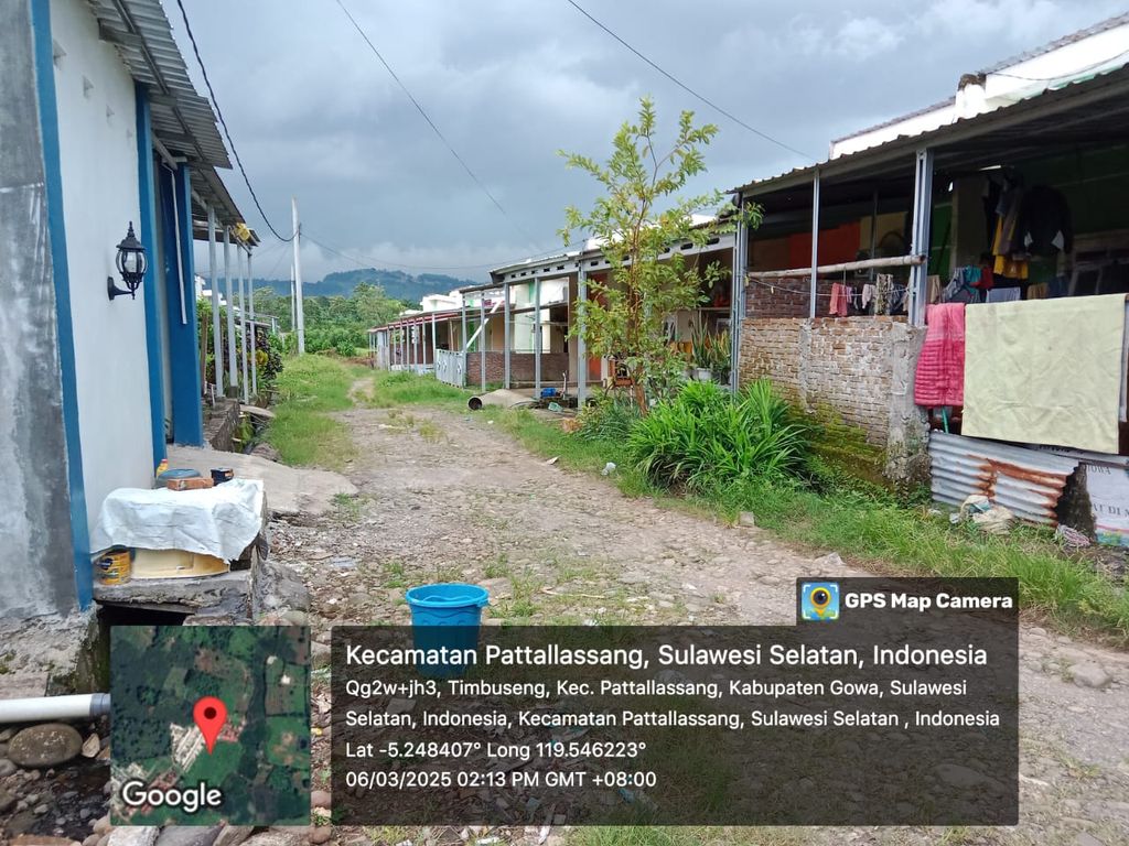 foto posisi tengah perumahan Zarindah Garden Cluster Mahoni