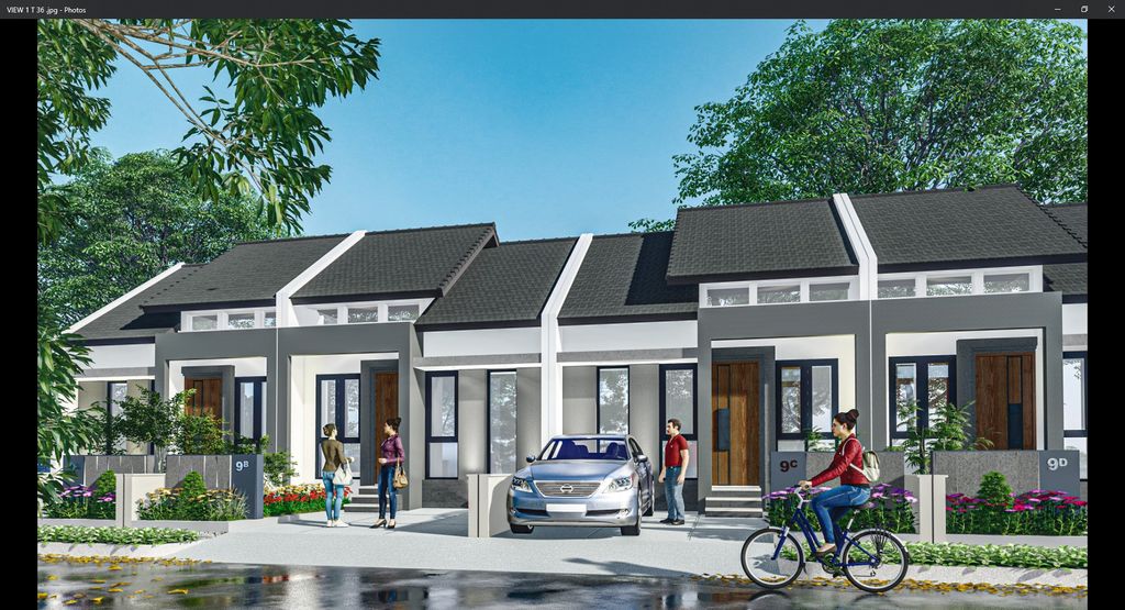 foto tampak rumah tipe 38/100 perumahan CIHEULANG REGENCY