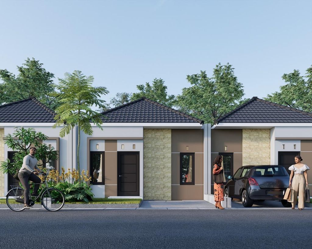 foto tampak rumah tipe 30 perumahan D'SUNAN REGENCY 4