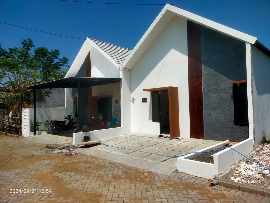 foto tampak rumah tipe 30/60 perumahan Omah idaman sidayu