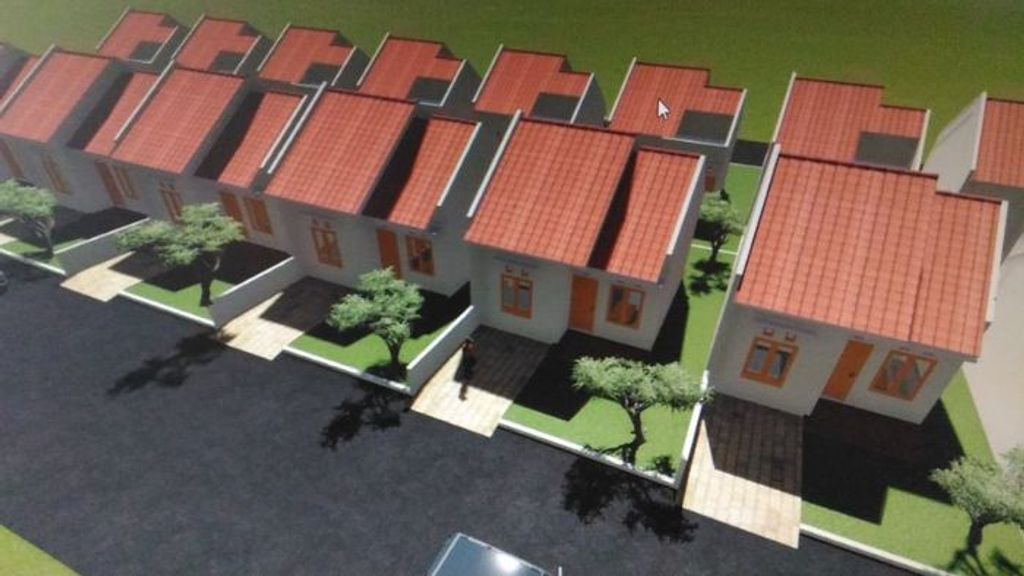 foto tampak rumah tipe 36 M2 perumahan GRIYA BUKIT KOLUMBA KOLAKA