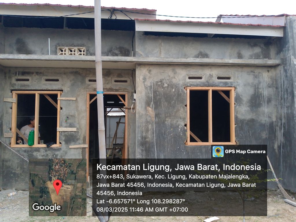 foto tampak rumah tipe 33/60  BLOK E1 NO 17 perumahan GRAND GANDU RESIDENCE