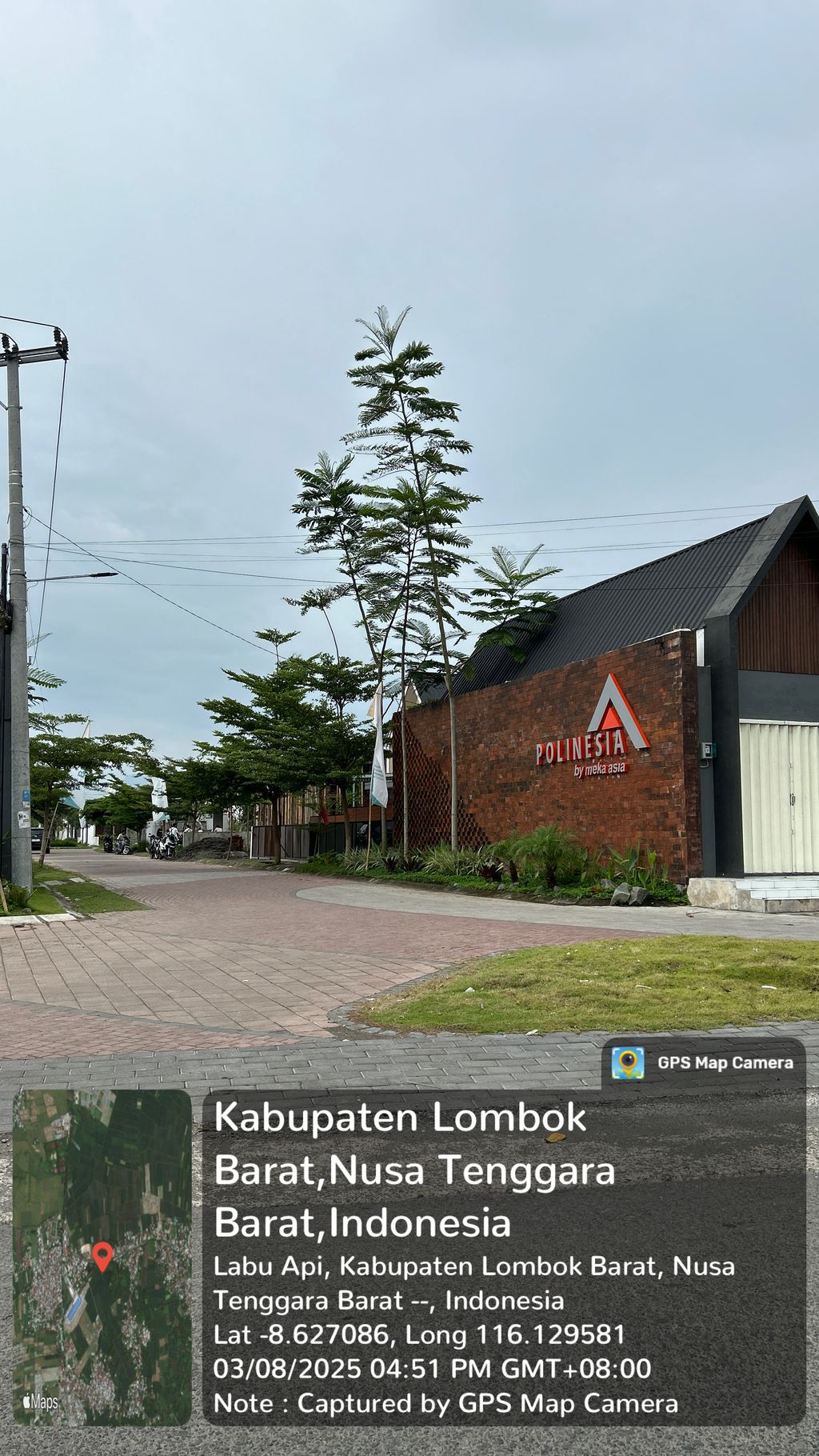 foto gerbang perumahan POLINESIA TAHAP 2 (ZONA II)