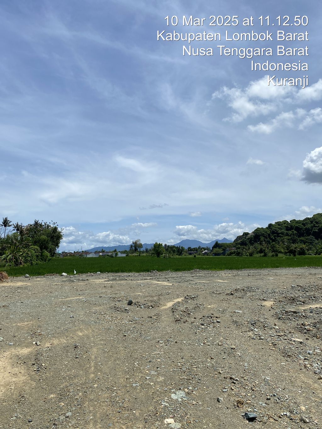 foto posisi tengah perumahan KURANJI LAND