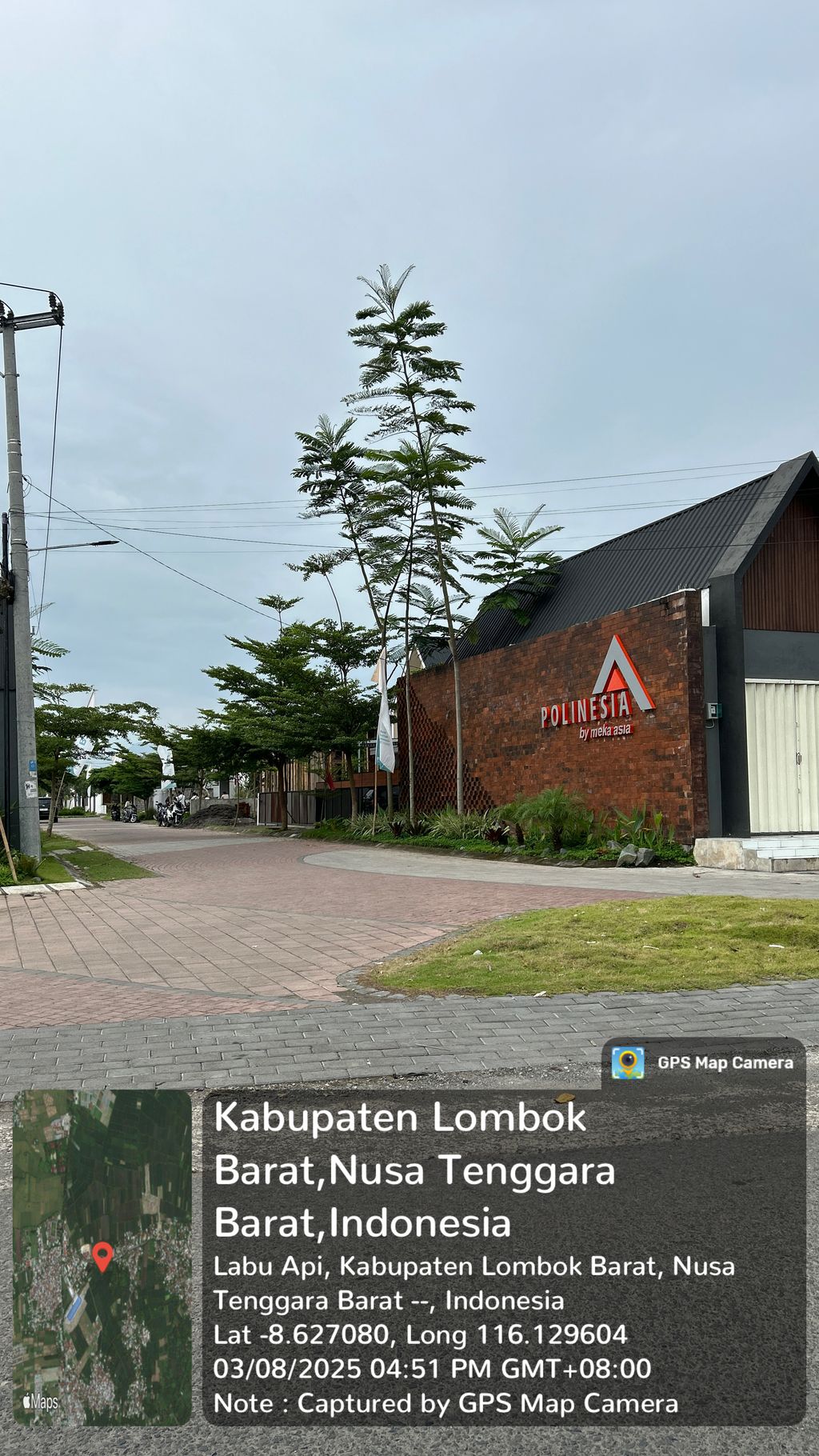 foto gerbang perumahan POLINESIA TAHAP 2 (ZONA III)