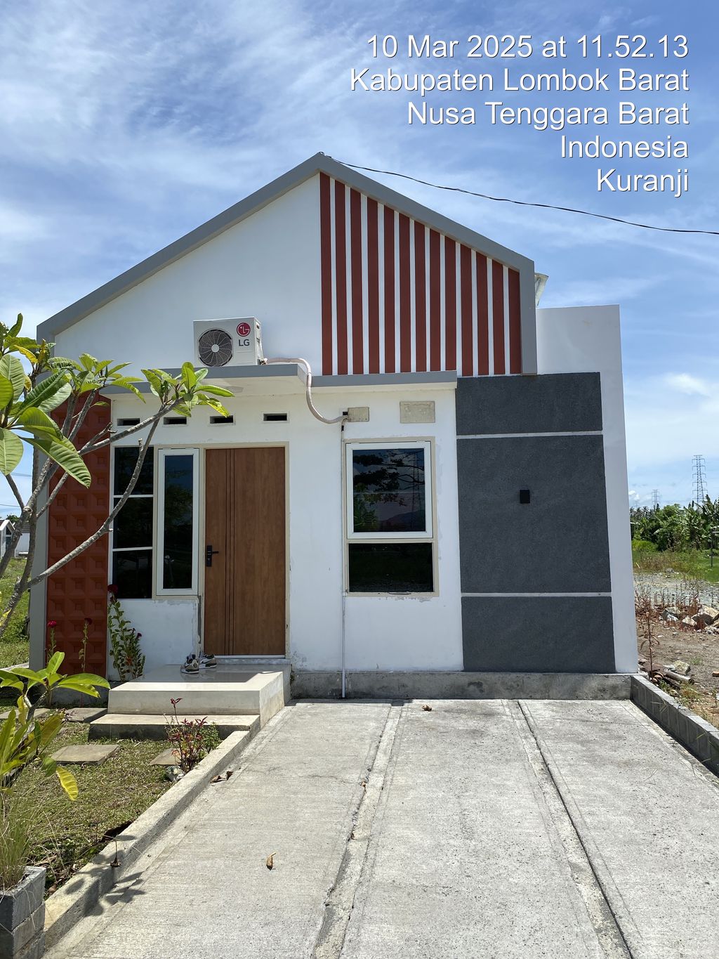 foto contoh rumah perumahan KURANJI LAND